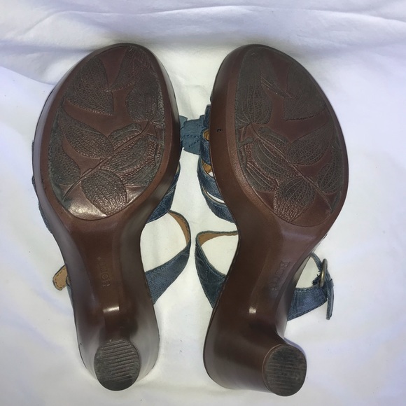 Born blue sandal CORNFLOWER  8 / 39 - Picture 6 of 6